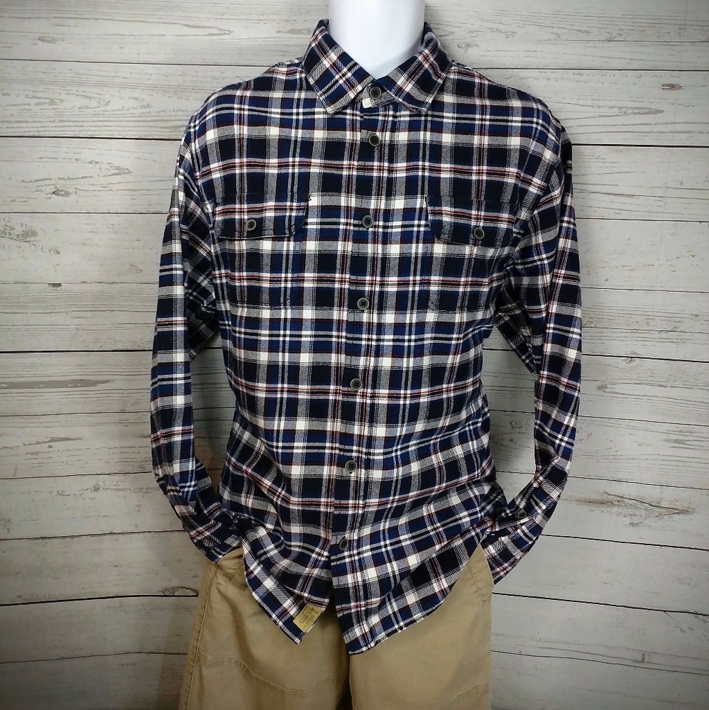 Jachs Men Plaid Long Sleeve Button Down